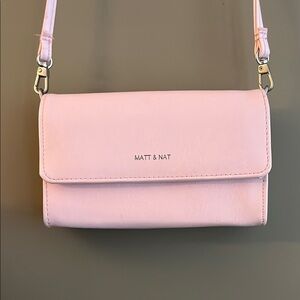Matt & Nat Light Pink Crossbody Mini-Bag